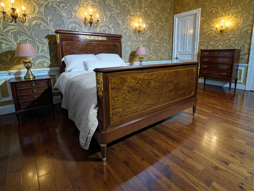 Antique french king sized - antique, bed