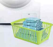 Plastic Storage Basket Crate Handy Organiser for Home Office Kitchen & School