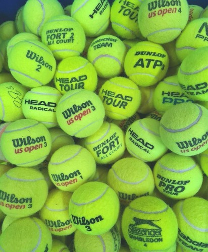 Used tennis balls - used,