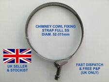 Chimney Cowl Replacement Fixing Strap Q/R clip/Metal Strap Chimney Pot (J550188)
