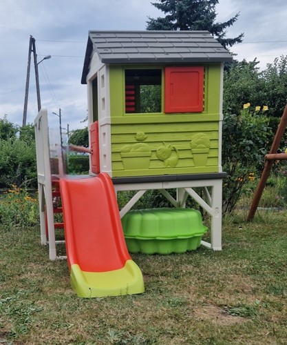 Smoby playhouse with slide - smoby,