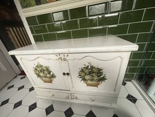 Shabby chic hand painted cupboard