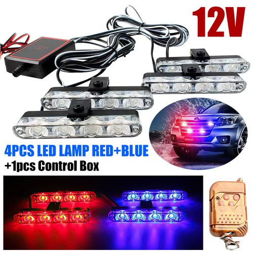 Led red blue police - 16,