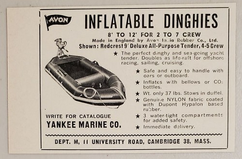 1963 print avon inflatable - 1963,