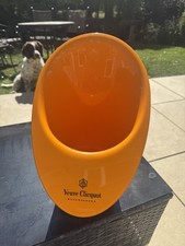 Veuve Clicquot Champagne Ice Bucket Orange Bar Accessory Wine Cooler