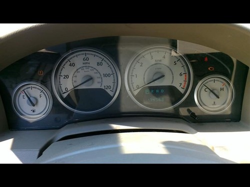 Speedometer cluster white - cluster,