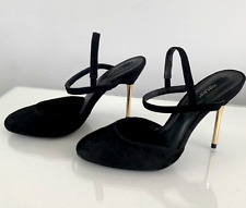 ZARA BLACK  SUEDE LEATHER