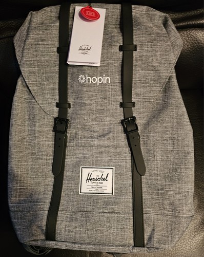 Herschel retreat raven grey - raven, /