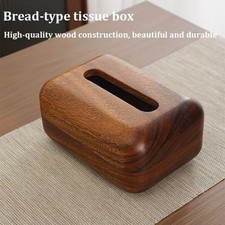 1Pc Wooden Tissue Box Cover
