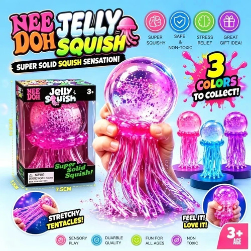 Needoh jellyfish jelly squish - needoh,