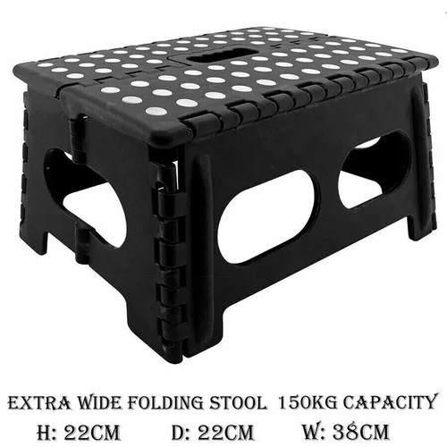 Extra wide step stool folding - stool,