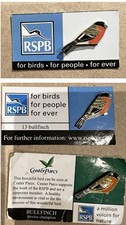 Bullfinch x3 - RSPB - Enamel