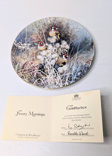 Coalport goldfinches frosty - -,