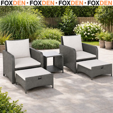 5 Piece Wicker Patio
