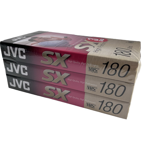 Jvc 180 sx vhs blank - sx,