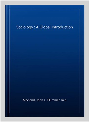 Sociology a global - sociology, :