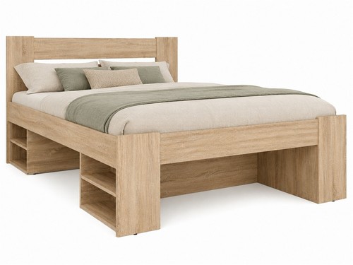 Double bed storage frame - bed, open
