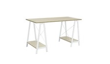 Habitat Trestle Table Office Desk - White