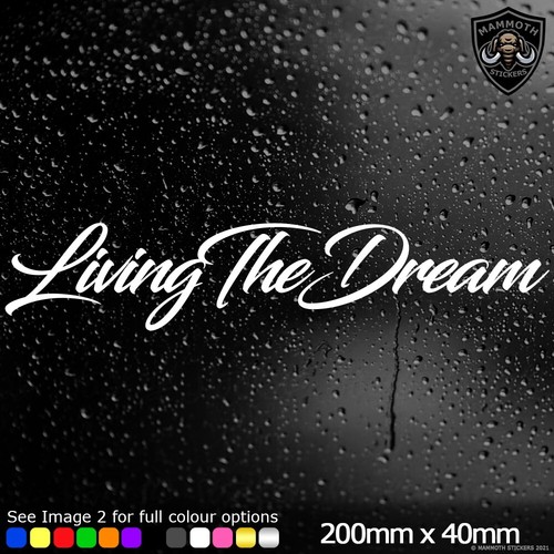 Living the dream funny car - dream,