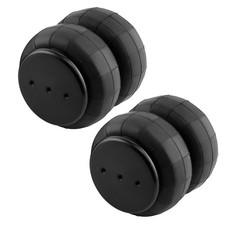 Pair Standard 2600lbs Air Ride Suspension Spring Bag Bellows 1/2"npt Single Port