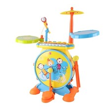 Kids Drum Kit Set with Mic &