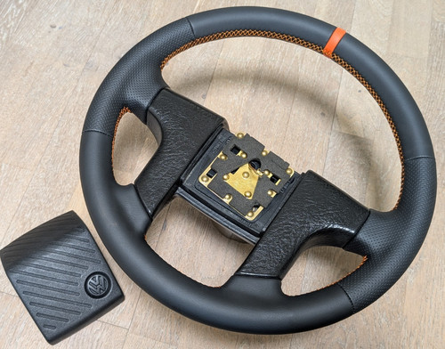 New leather steering - wheel, for