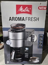 Melitta Aroma Fresh Filter Coffee Machine 10-Cup with Integrated Grinder 1021-02