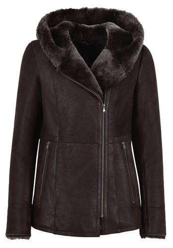 Ladies sheepskin jacket - sheepskin,