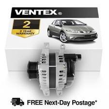 VENTEX® Alternator for Honda Civic 2.2 Diesel Mk7 2004-2011 CR-V Accord FR-V