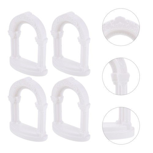White reusable roman - white,