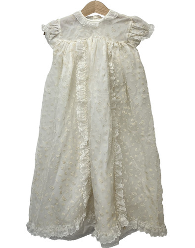 Vintage lace christening - lace, or