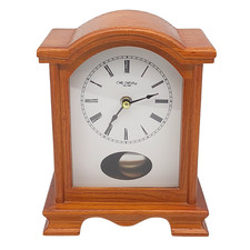 Wm Widdop Wooden Mantel Clock