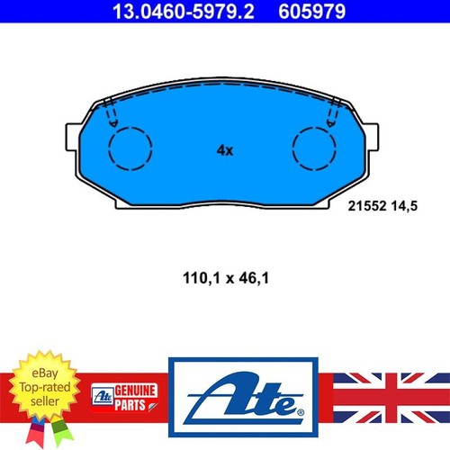 Brake pad set for - pad, mazda