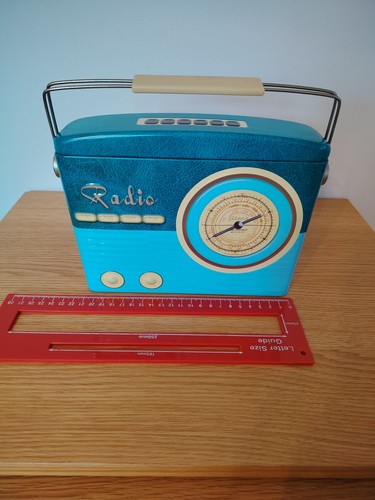 Vintage style radio biscuit - vintage,