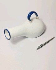 Vintage 1950s White & Blue