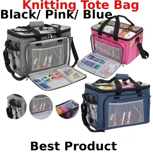 Portable knitting tote - knitting,