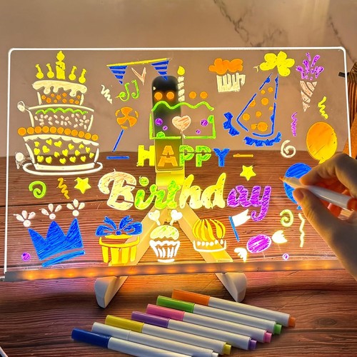 Led note board - board, night