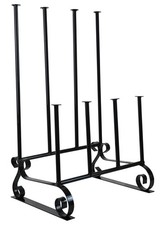 Woodside Steel Wellington Boot Rack/Walking Boot Storage Stand, Indoor & Outdoor
