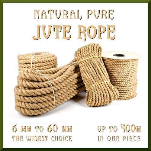 Natural jute rope twisted - jute,