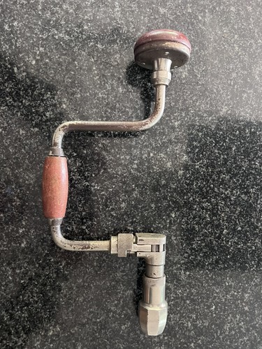 Vintage ratchet hand drill - hand,