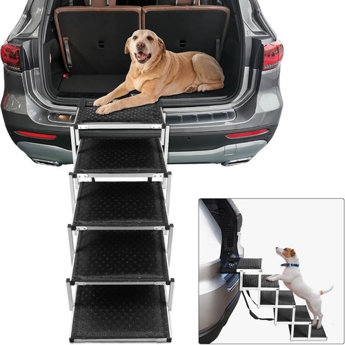 Dog car ramp - car, steps