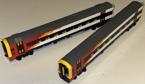 Lego train moc - -, 158