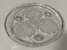 Vintage Glass Cake Stand Plate