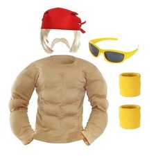 HOGAN WRESTLER COSTUME MUSCLE