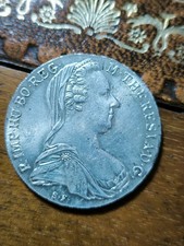 MARIA THERESA SILVER THALER 1780 RESTRIKE COIN AUSTRIA