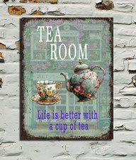 Tea Room Vintage Look Retro