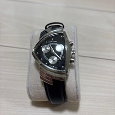 HAMILTON Ventura H244121 Chronograph Date Quartz Men's Watch Battery dead