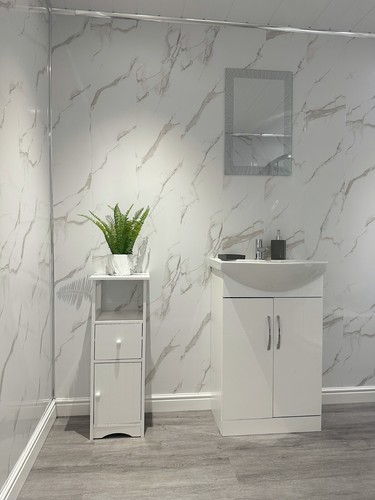 White marble 8mm bathroom - marble,