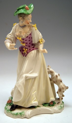 Nymphenburg rococo figure - nymphenburg,