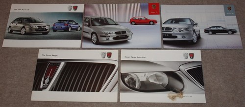 Rover car sales brochures inc - brochures,